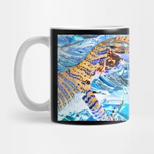 Goanna in the Blue Mug